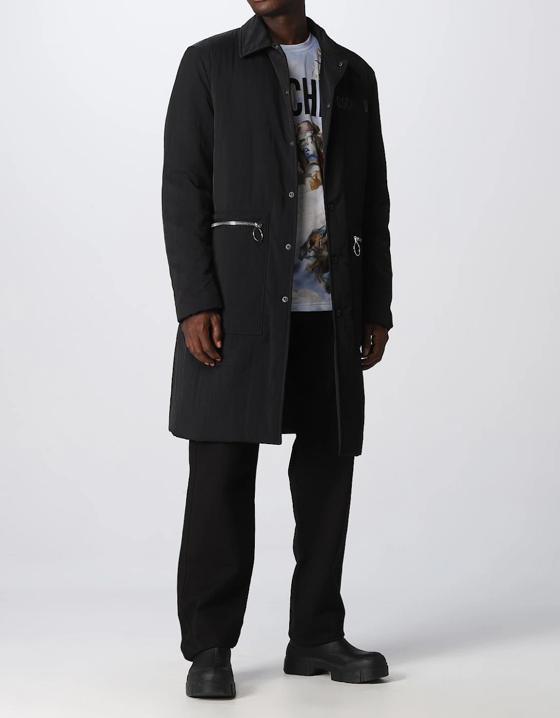 Trench Coat with Classic Design and Tailored Fit