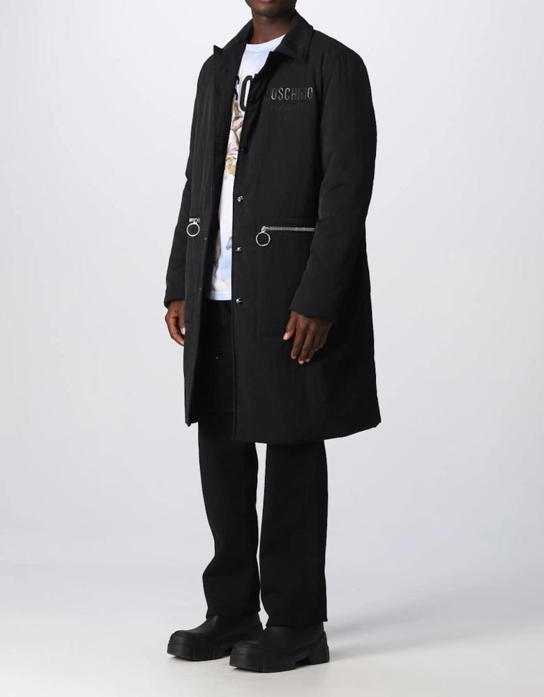 Trench Coat with Classic Design and Tailored Fit