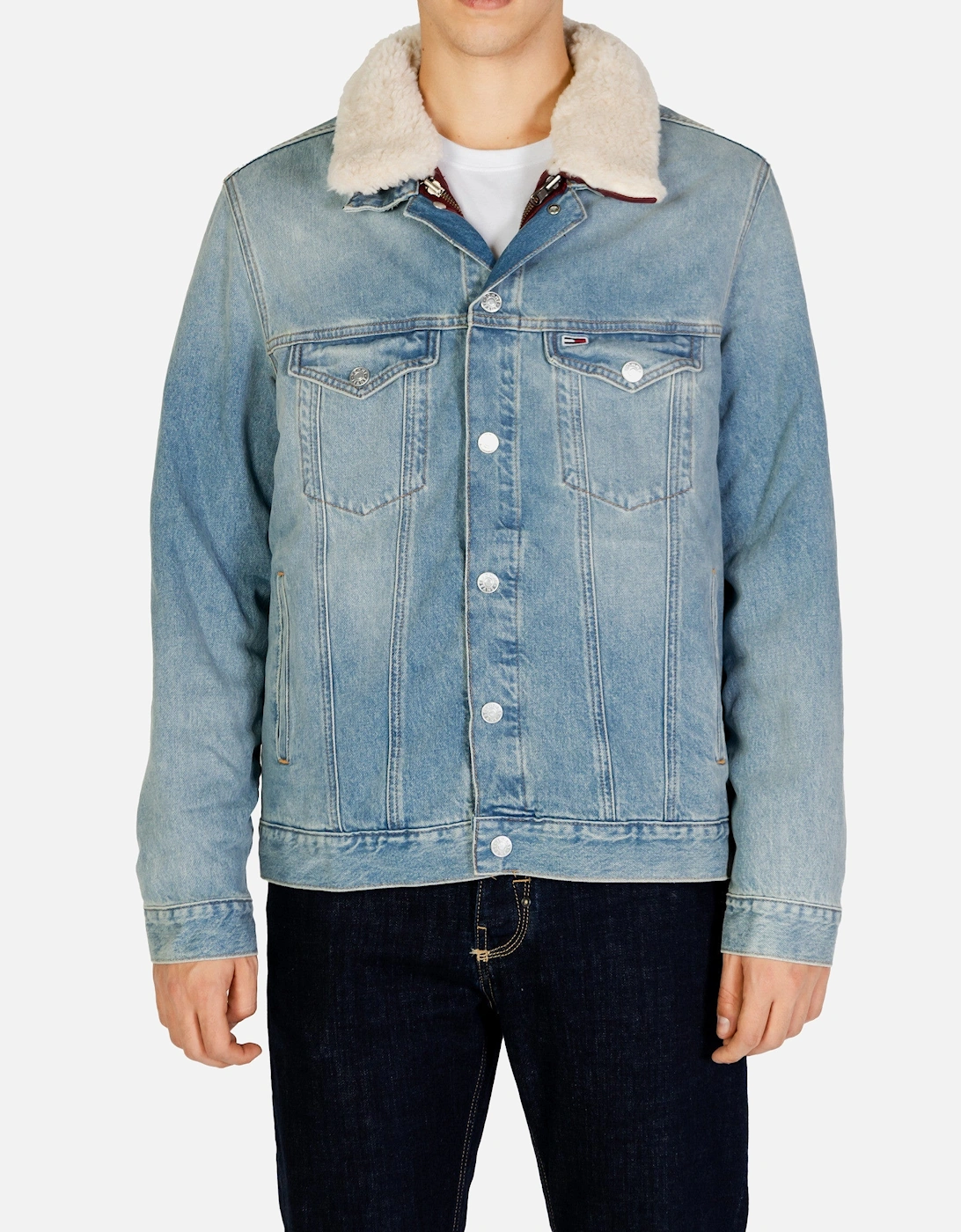 Denim Jacket Sherpa Collar