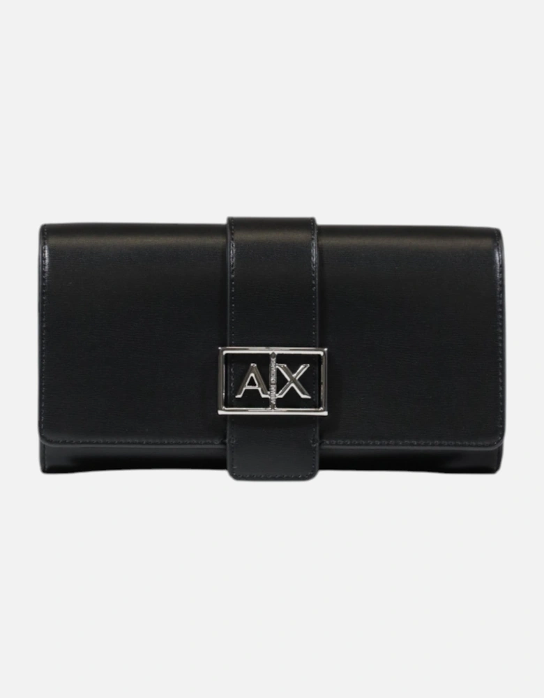 Plain Polyester Wallet with Clip Fastening