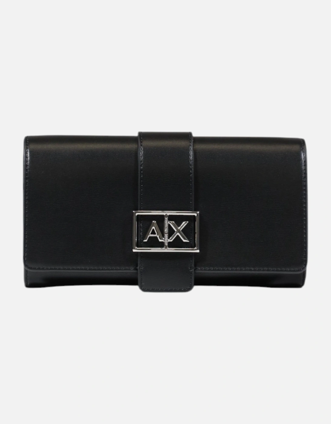Plain Polyester Wallet with Clip Fastening