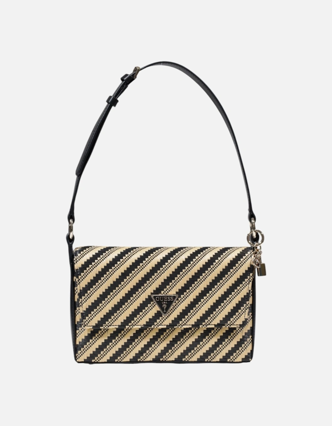 Printed Shoulder Bag with Zip Fastening, 4 of 3
