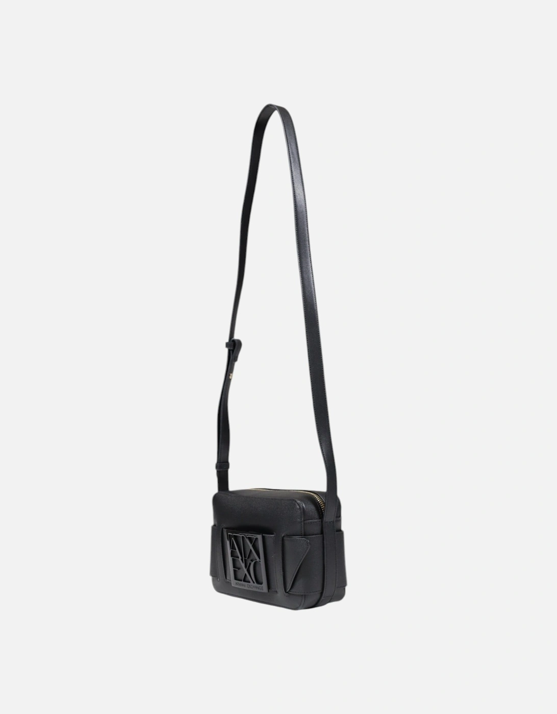 Plain Shoulder Bag with Zip Fastening