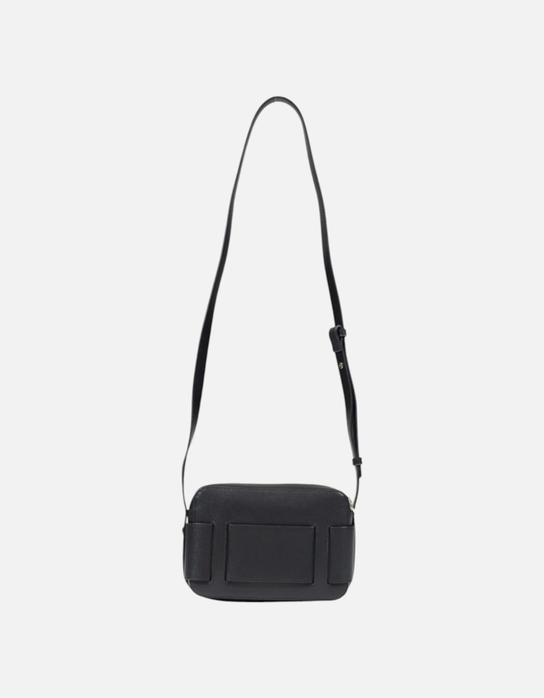 Plain Shoulder Bag with Zip Fastening