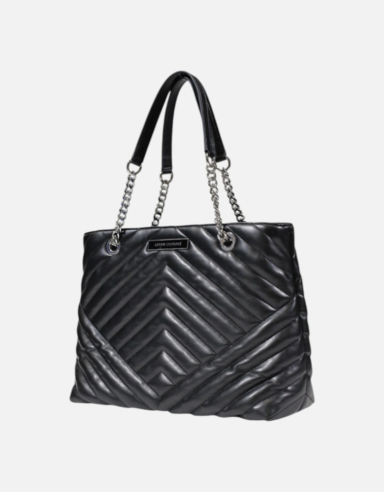 Plain Handbag with Zip Fastening