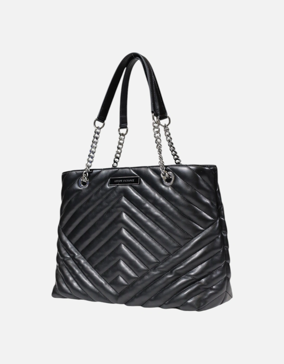 Plain Handbag with Zip Fastening
