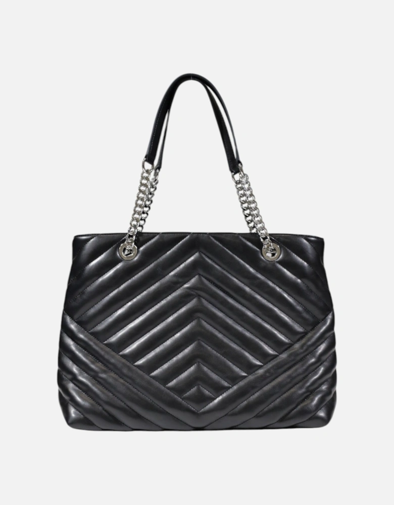 Plain Handbag with Zip Fastening