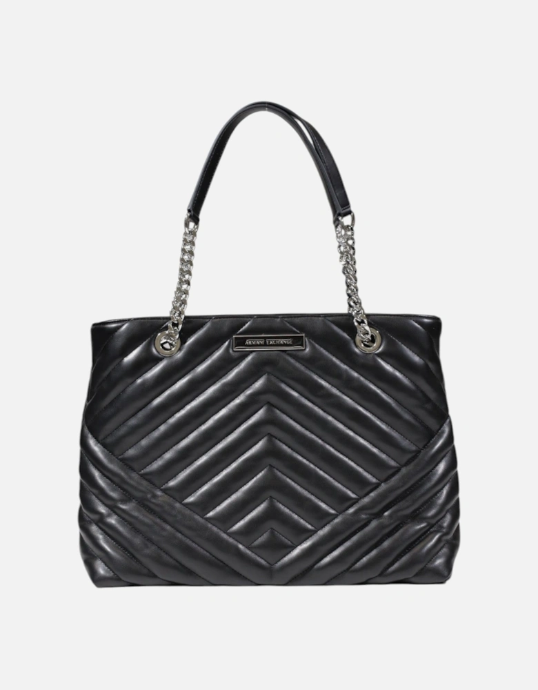 Plain Handbag with Zip Fastening