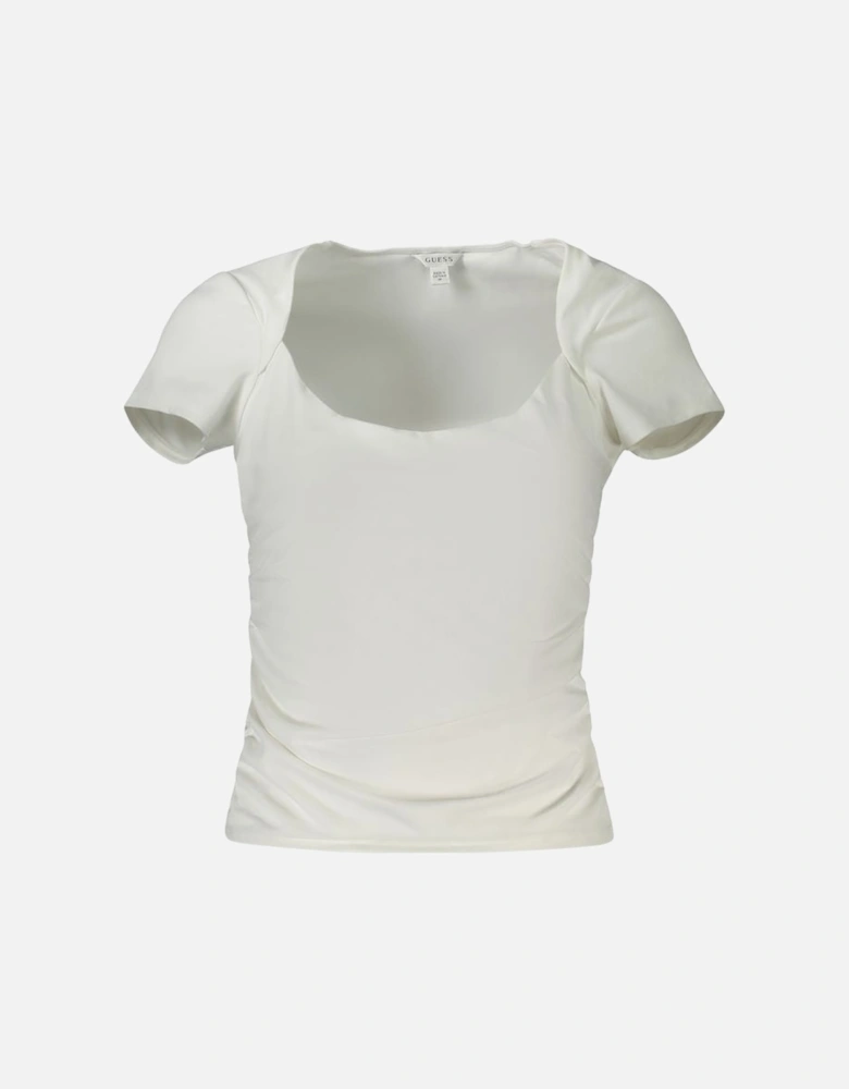 Spandex Crew Neck Tops & T-Shirt