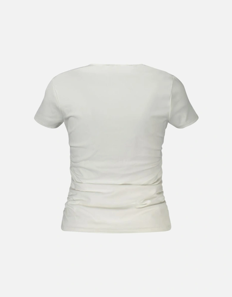 Spandex Crew Neck Tops & T-Shirt