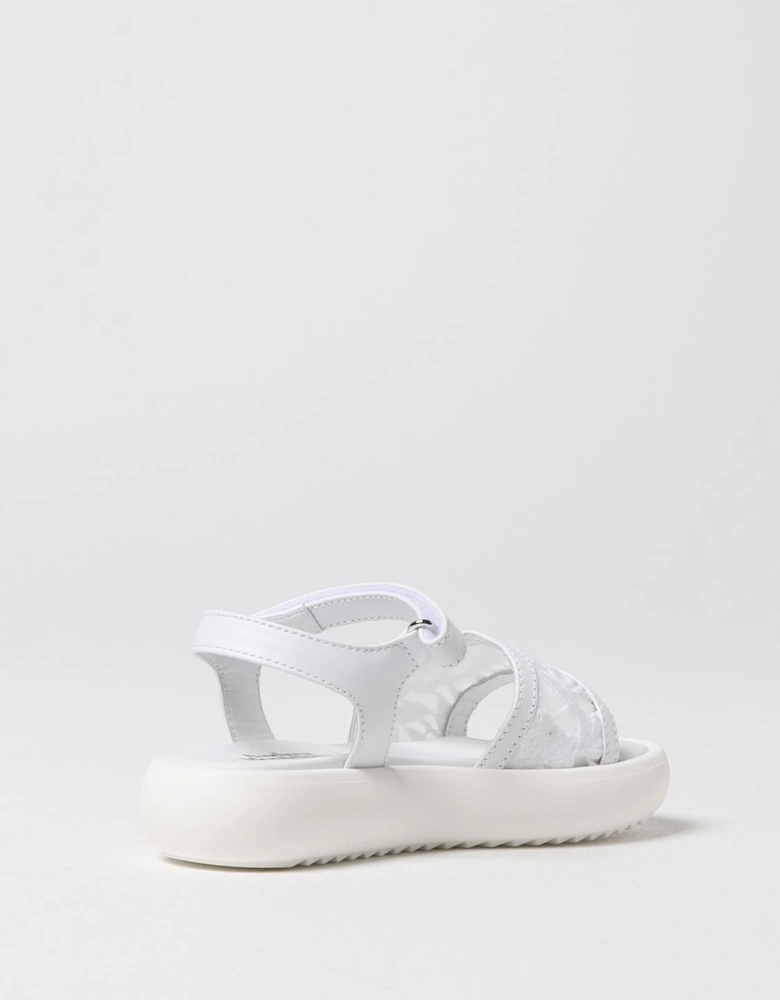 Lace Flat Sandals Chunky Sole