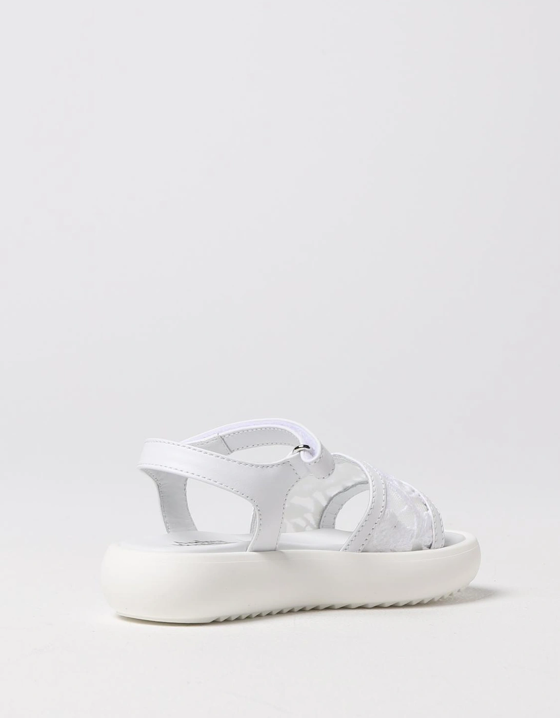 Lace Flat Sandals Chunky Sole