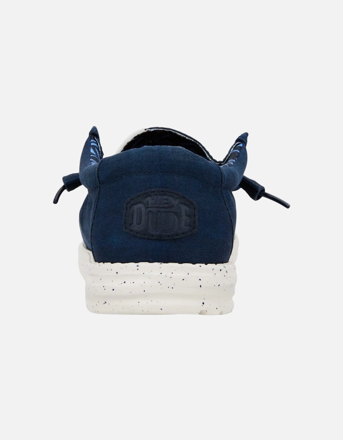 Wally Stretch Canvas Loafer Shoe Navy