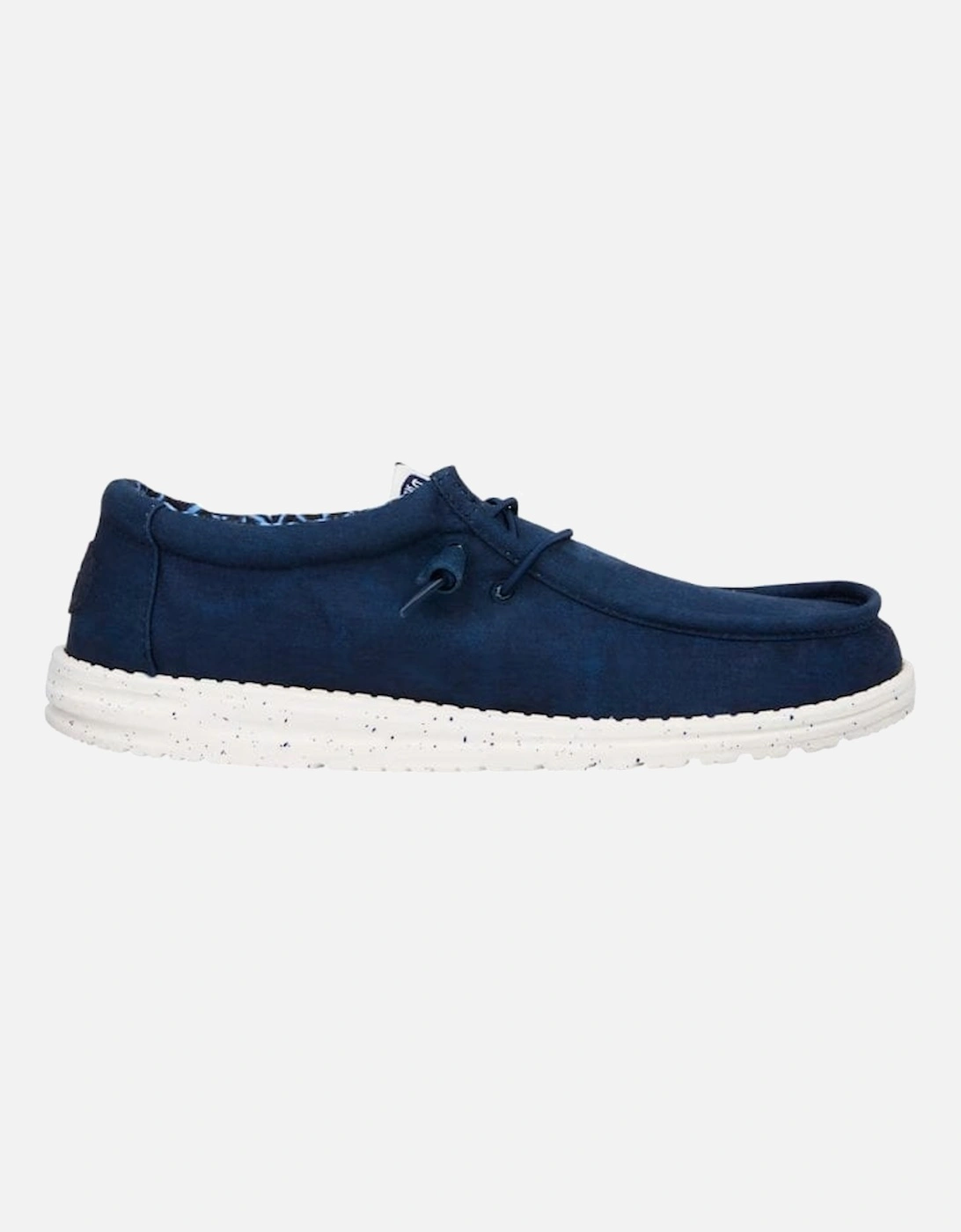 Wally Stretch Canvas Loafer Shoe Navy, 6 of 5