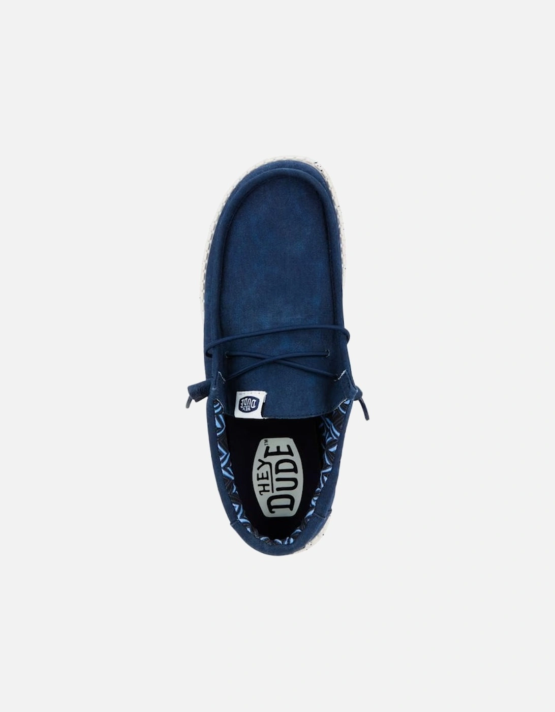 Wally Stretch Canvas Loafer Shoe Navy