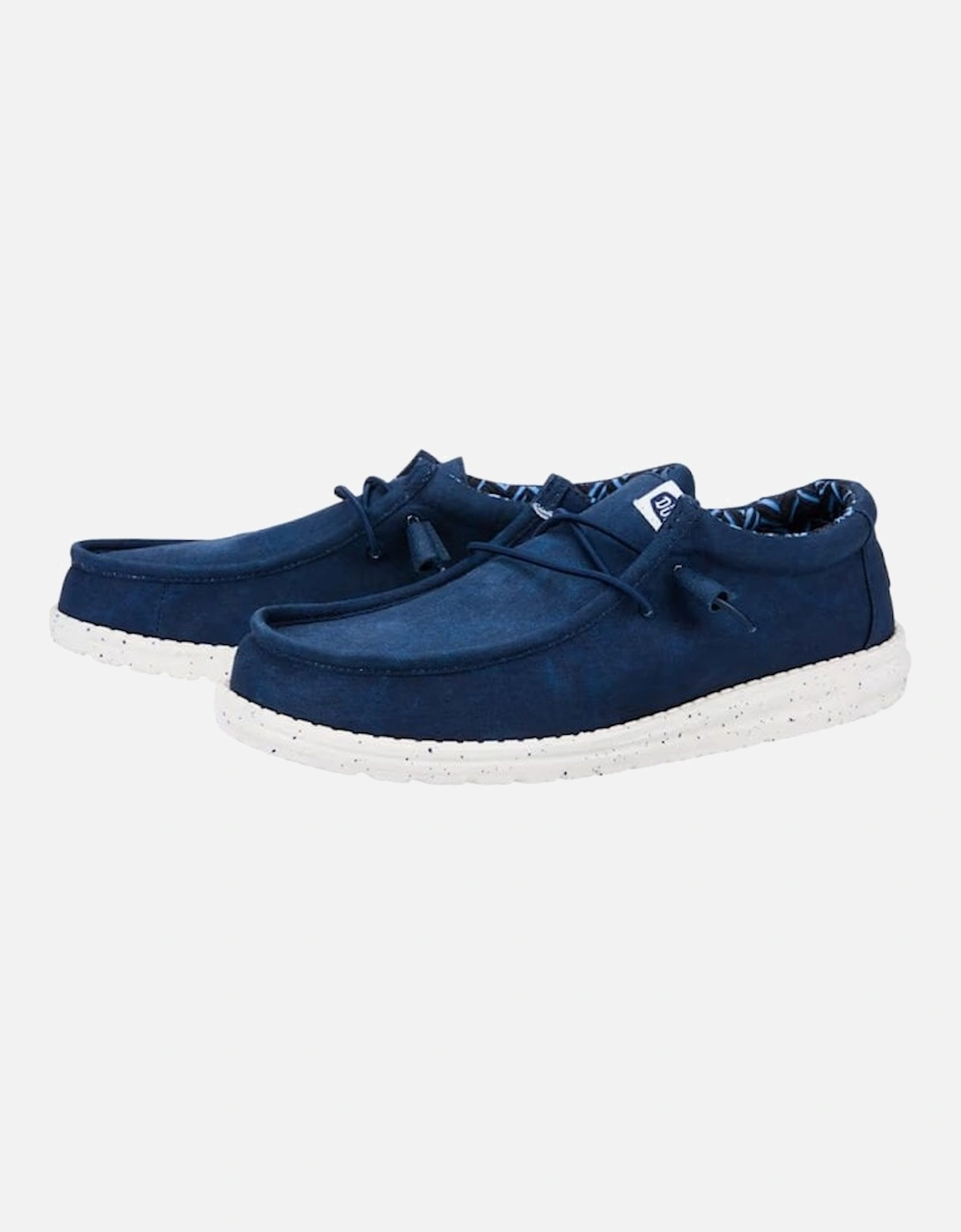 Wally Stretch Canvas Loafer Shoe Navy