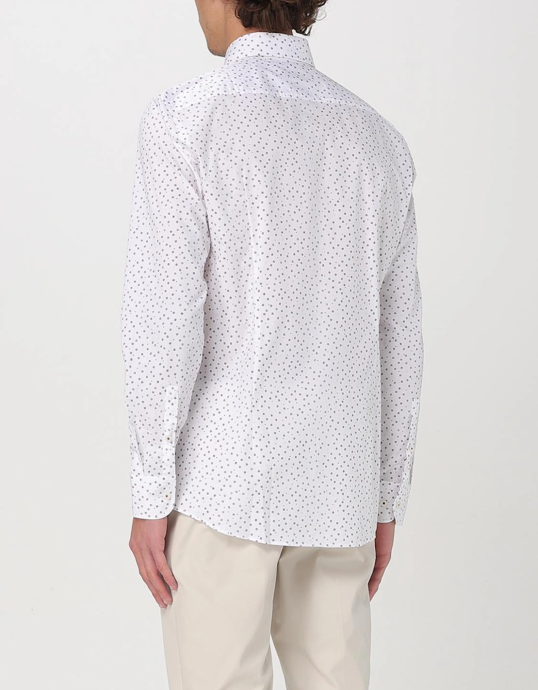 Printed Cotton Dress Shirt