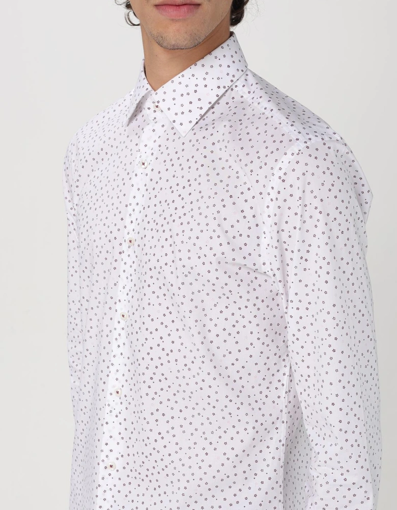 Printed Cotton Dress Shirt