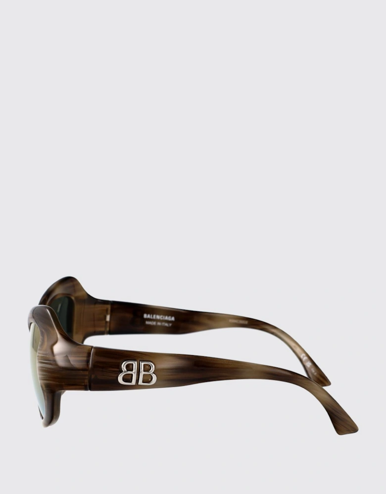 Oversized Square Sunglasses with UV Protection
