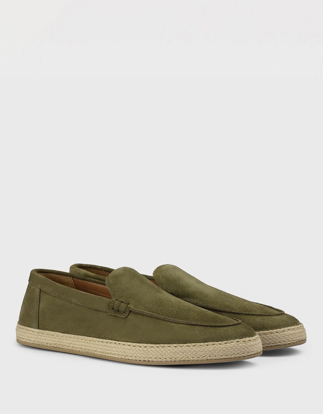 Suede Loafer Rope Sole