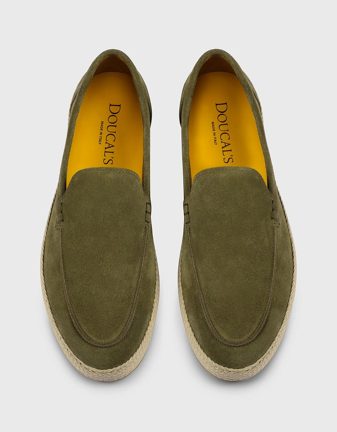 Suede Loafer Rope Sole