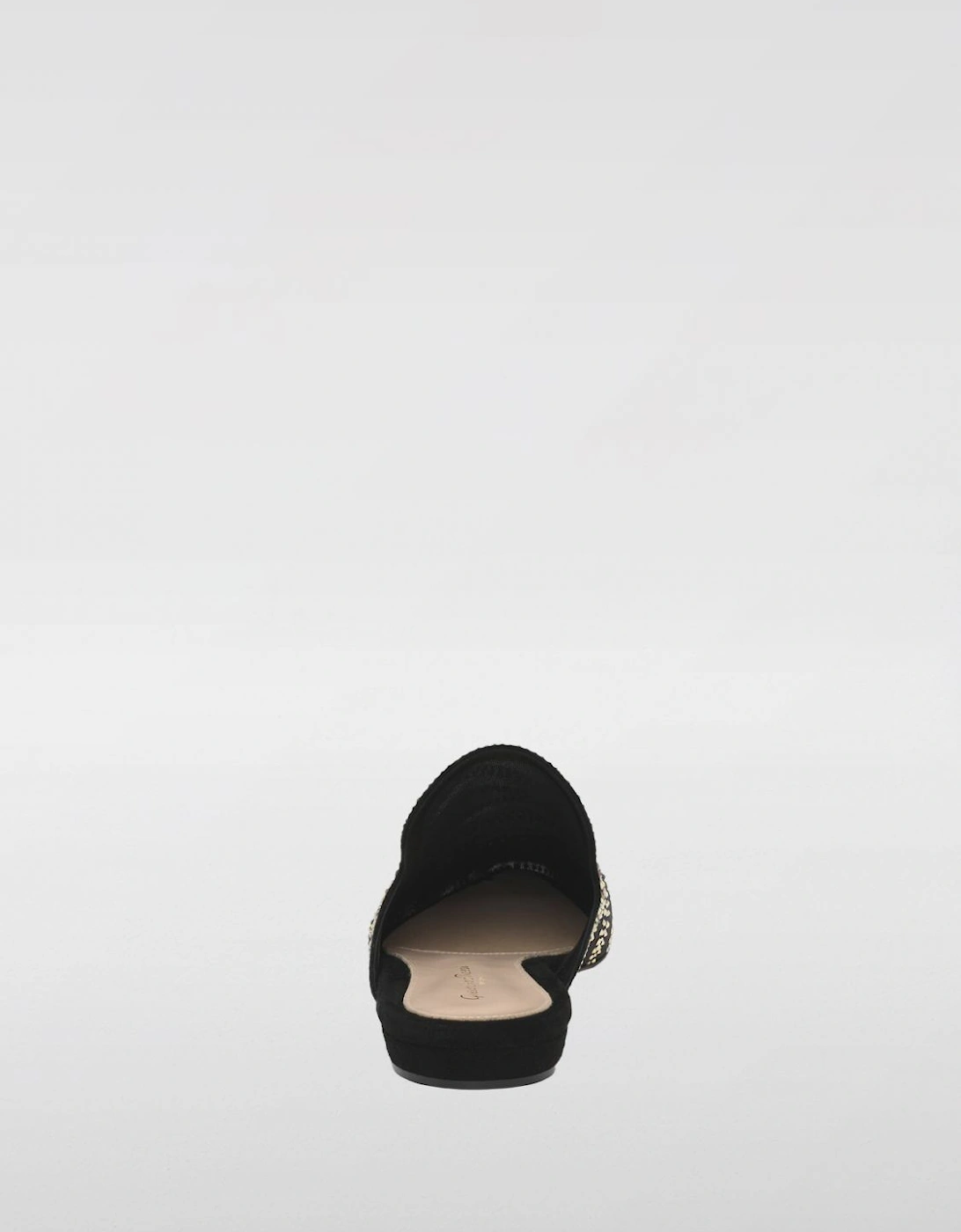CrystalEmbellished Zebra Mules