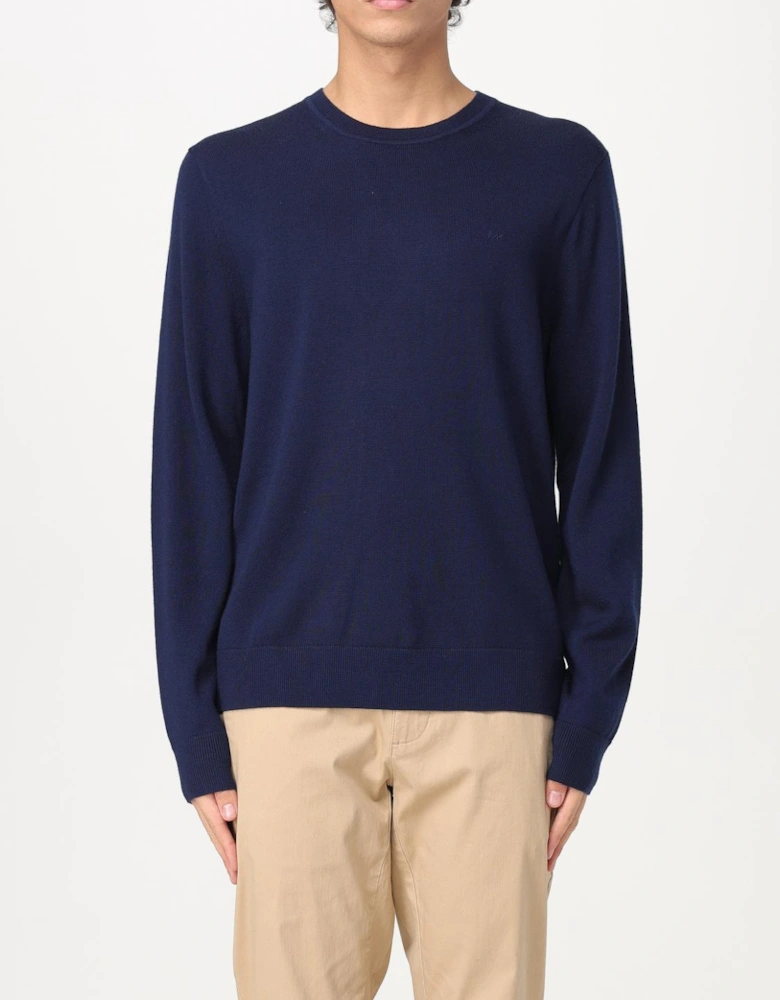 Men Crew Neck Wool Sweater