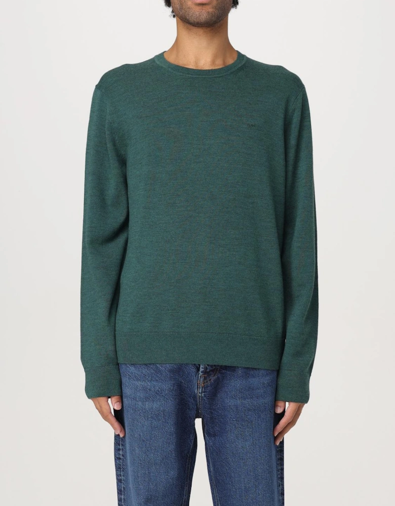Men Crew Neck Wool Sweater