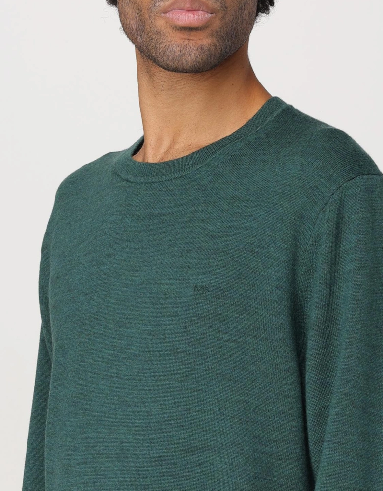 Men Crew Neck Wool Sweater