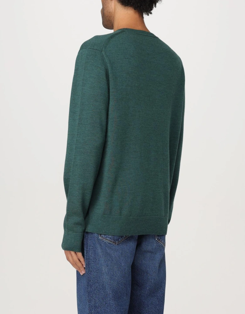 Men Crew Neck Wool Sweater