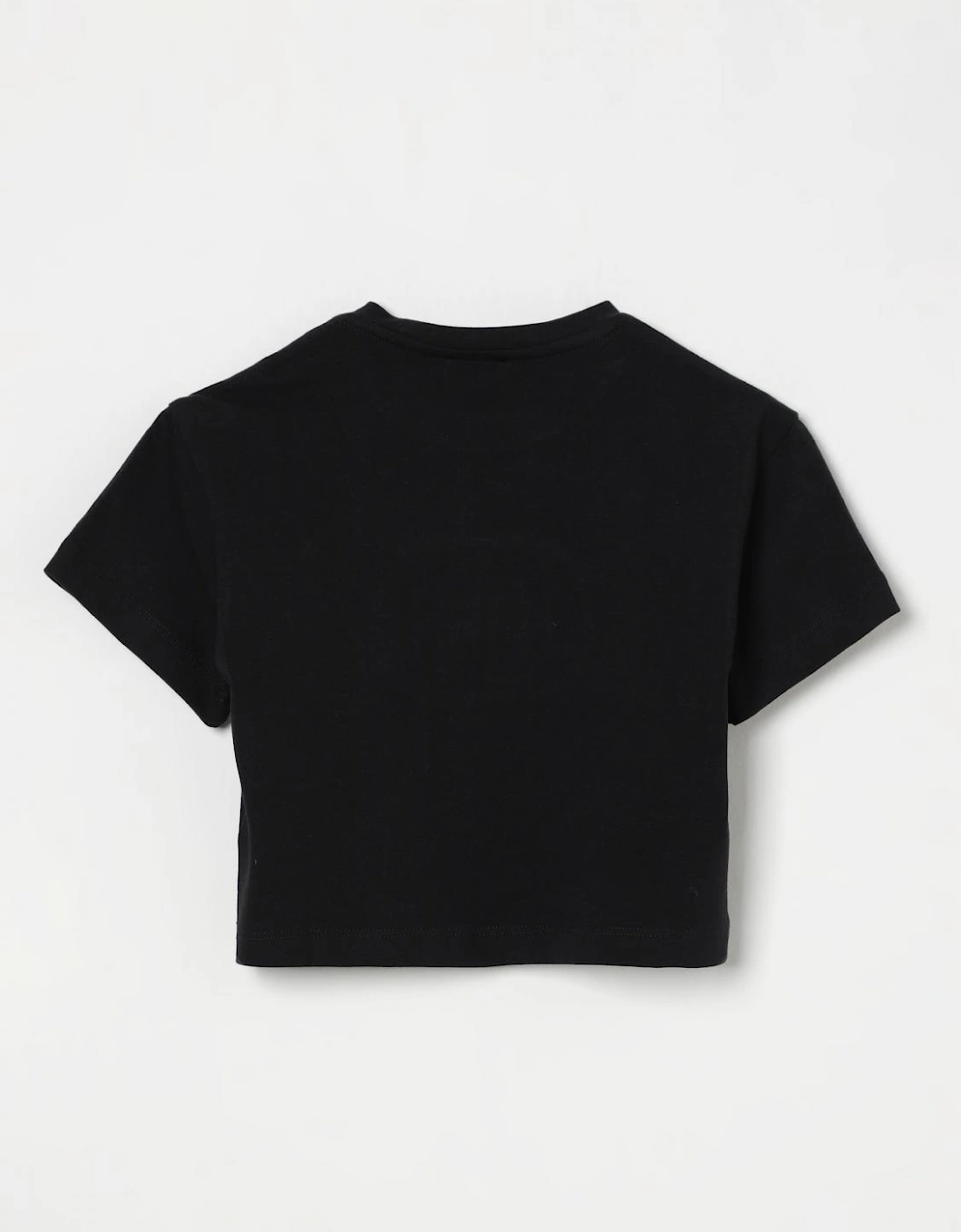 Cropped TShirt Embroidered Logo