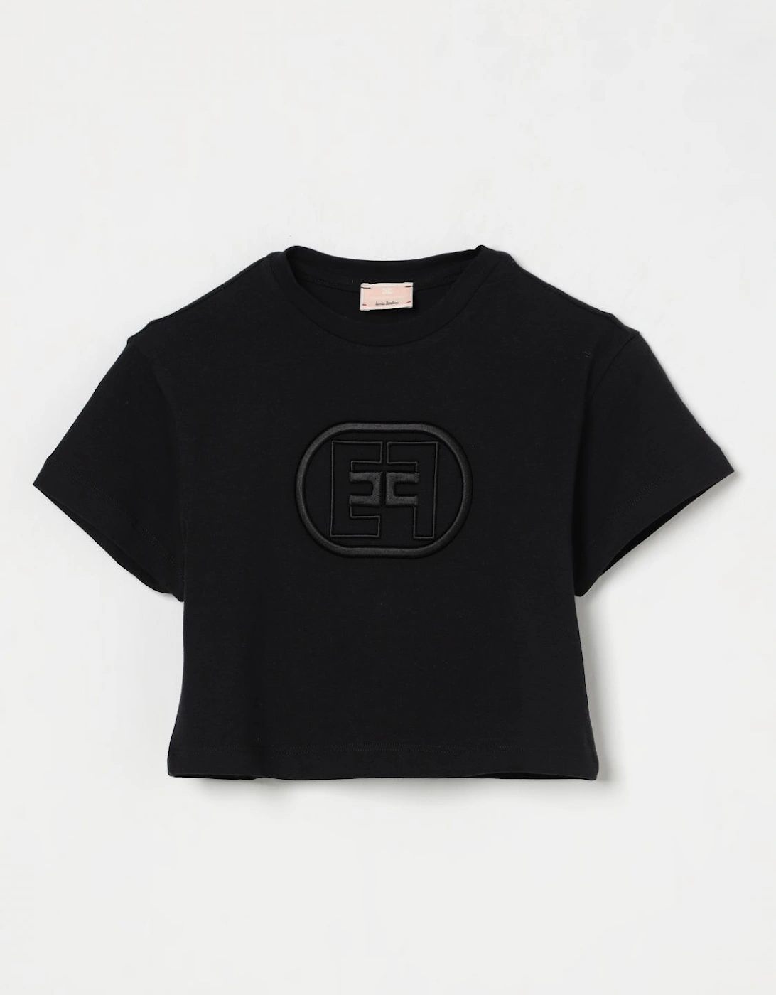 Cropped TShirt Embroidered Logo