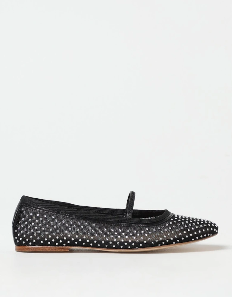 Emilie Embellished Mesh Ballerinas