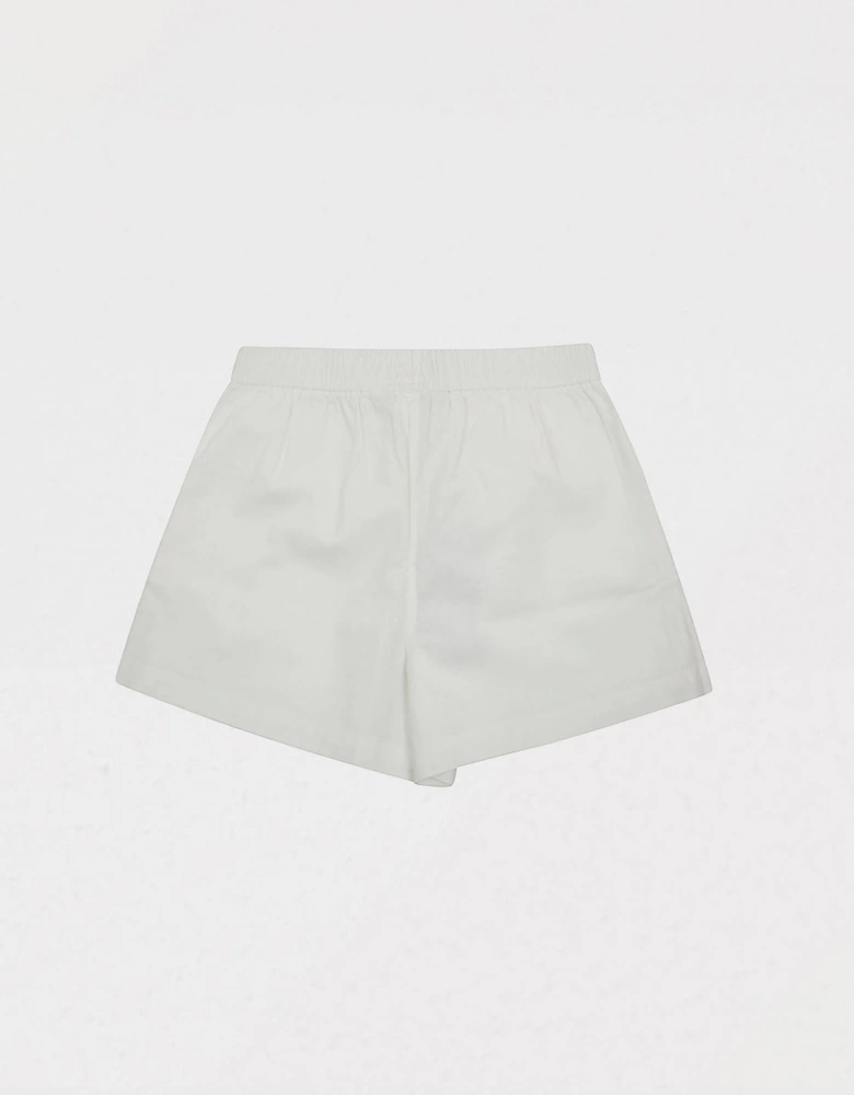 Comfortable Relaxed-Fit Garment-Dyed Terry Shorts with Elasticated Waistband and Drawstring
