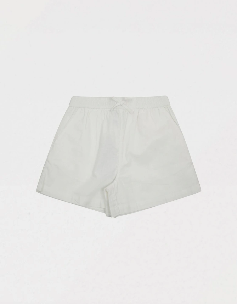 Comfortable Relaxed-Fit Garment-Dyed Terry Shorts with Elasticated Waistband and Drawstring