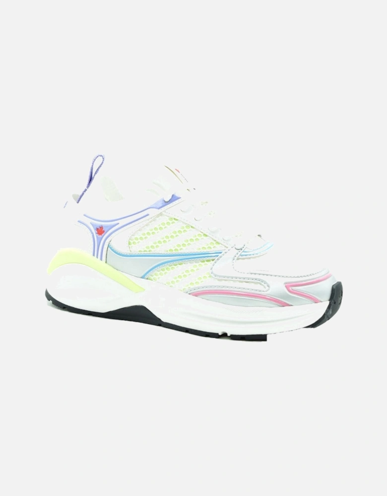 Lace-Up Rubber Sole Sneakers with Textile Lining