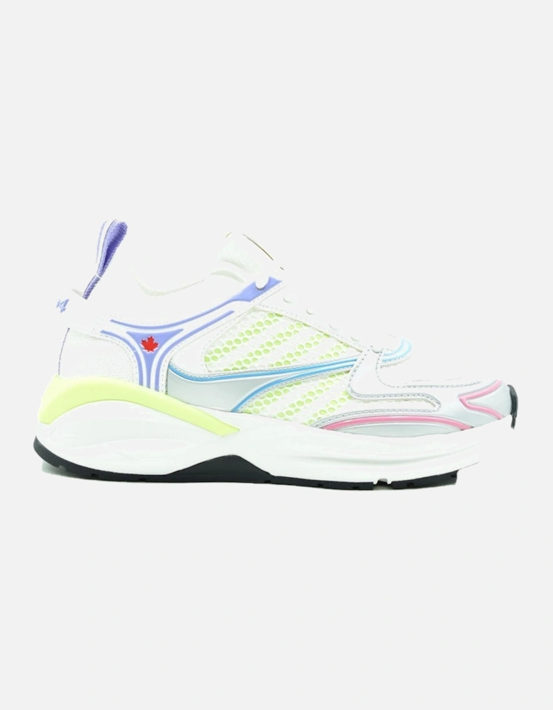 Lace-Up Rubber Sole Sneakers with Textile Lining