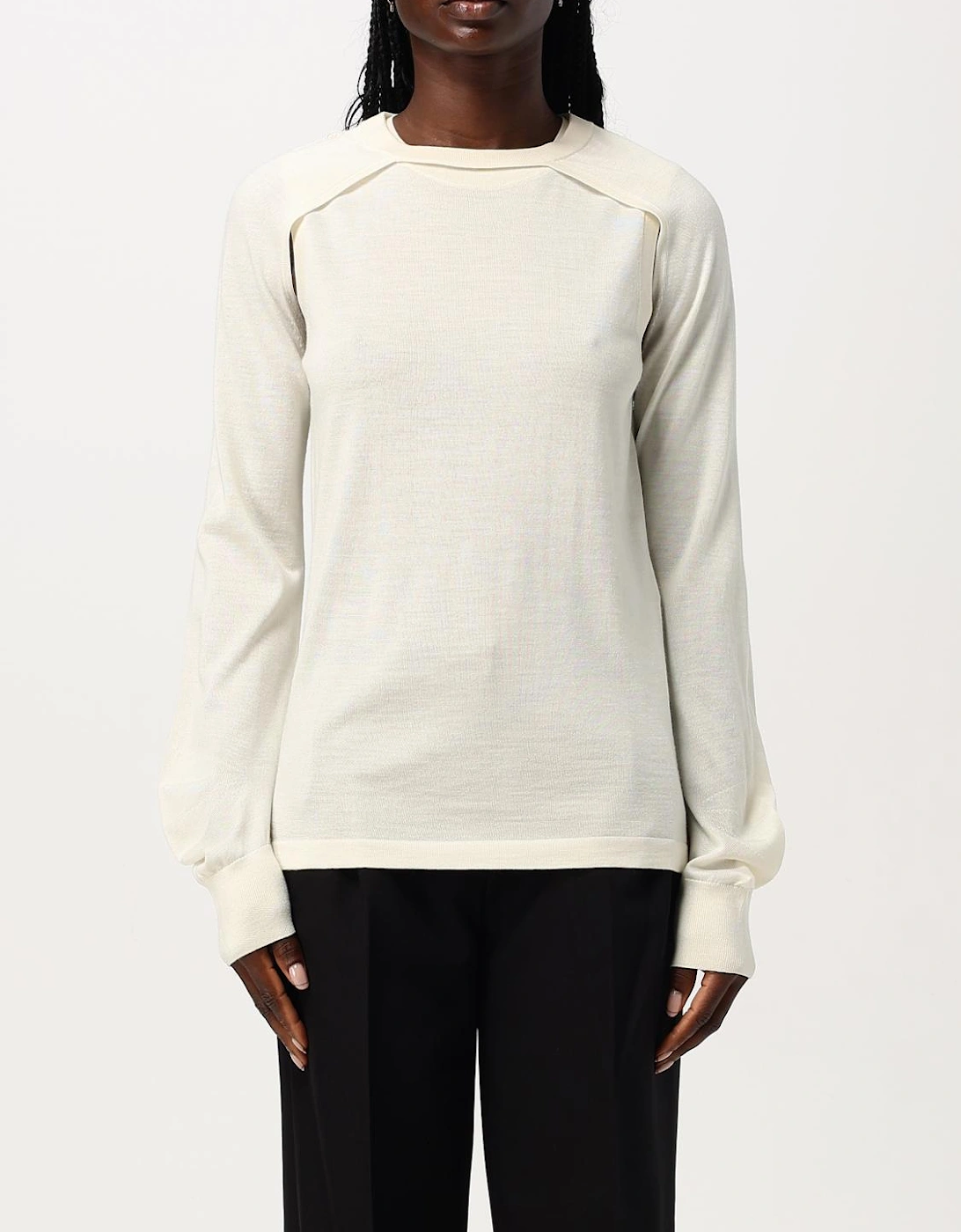 Merino Wool Crew Neck Knit Sweater, 6 of 5