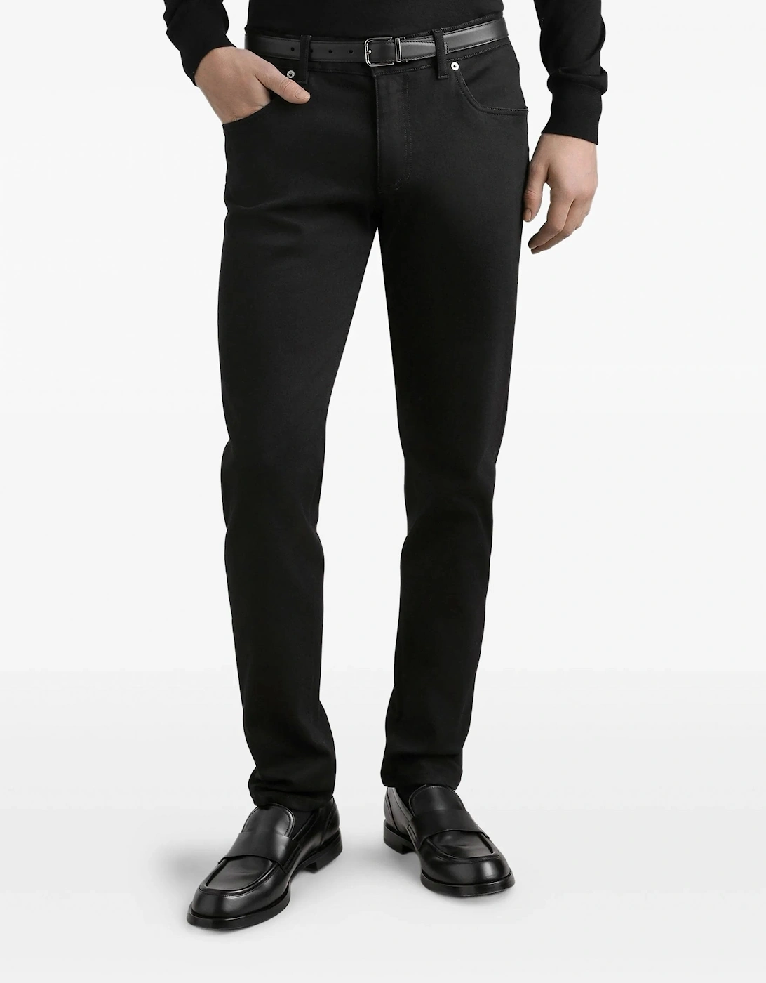 5 Pocket Jeans Black