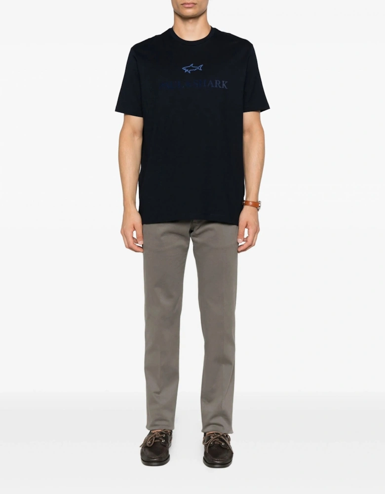 PRINTED LOGO JERSEY T SHIRT
