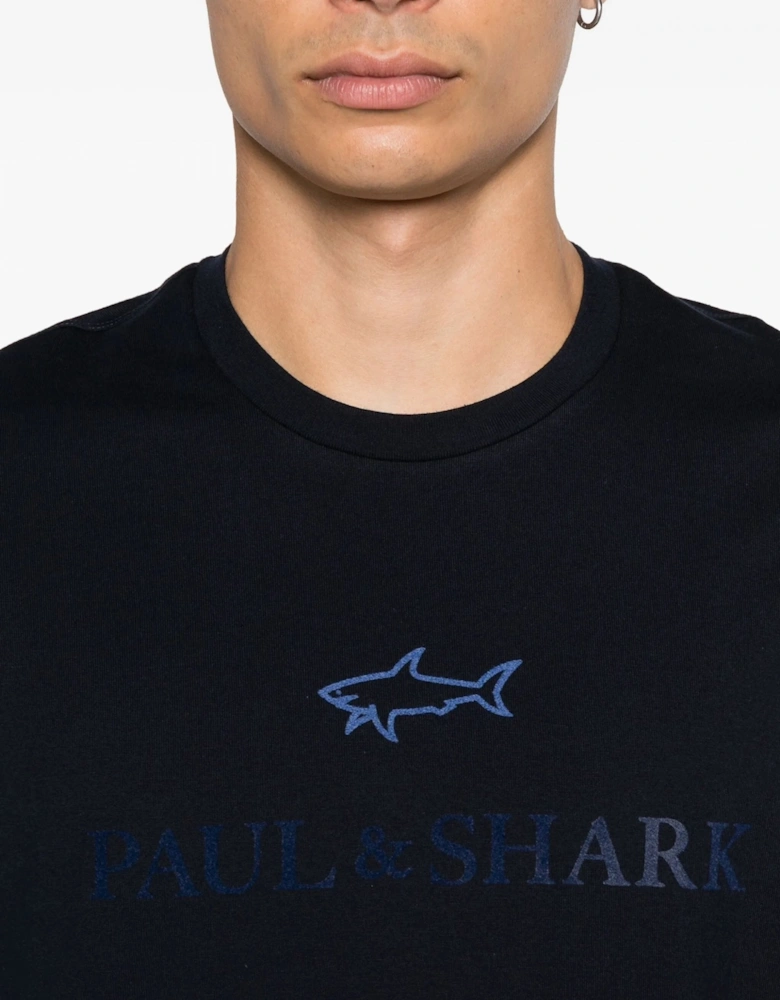PRINTED LOGO JERSEY T SHIRT