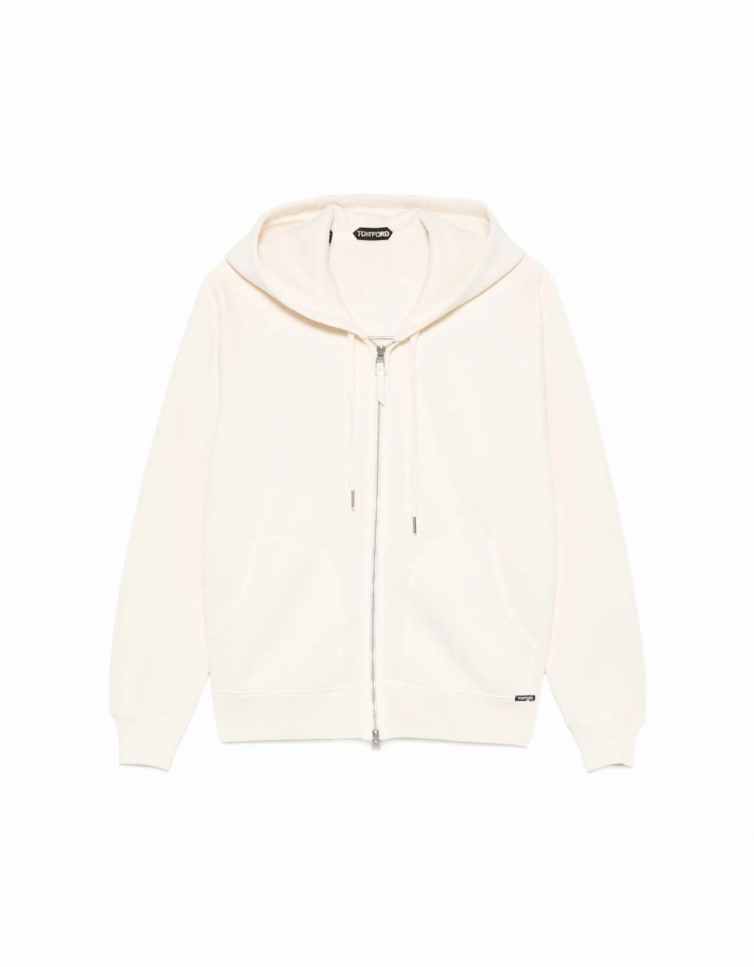 Cotton Zip Hooded Top Beige, 6 of 5