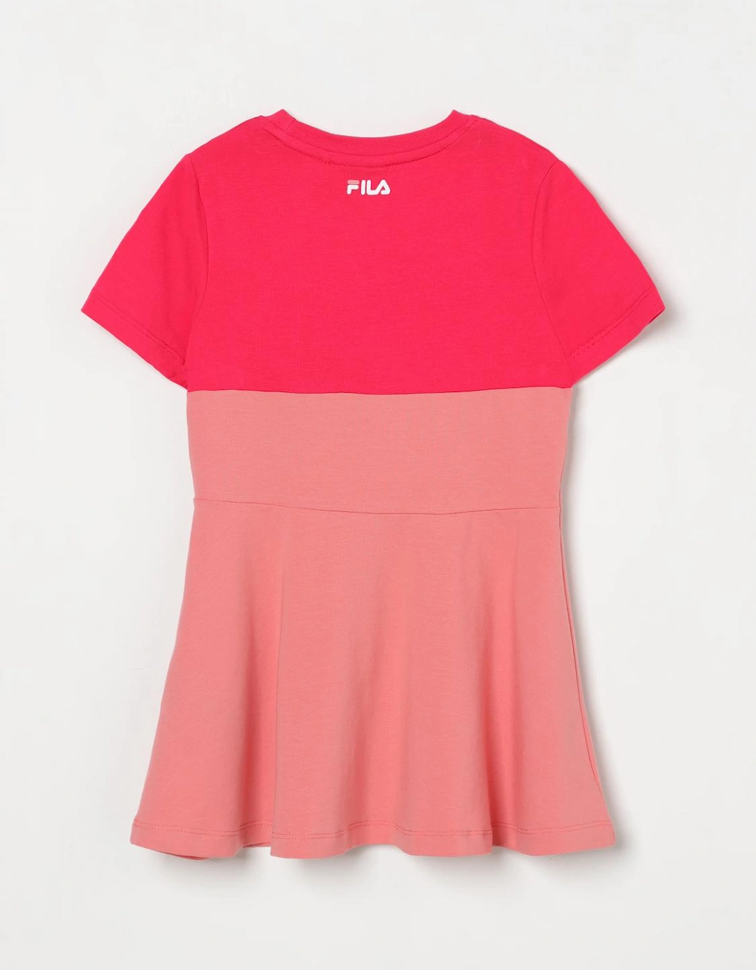 Colorblocked Fit and Flare Dress