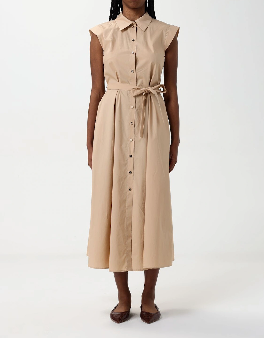 Shirt Dress Midi Relaxed Fit