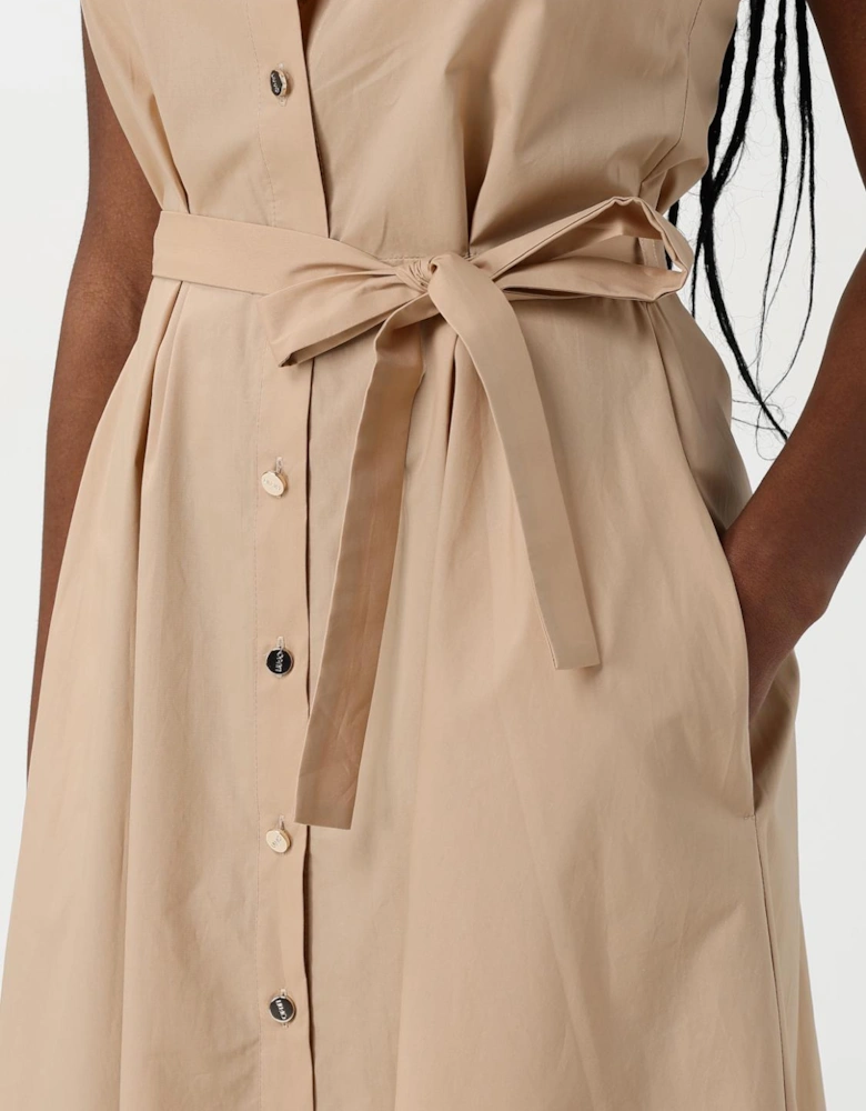 Shirt Dress Midi Relaxed Fit