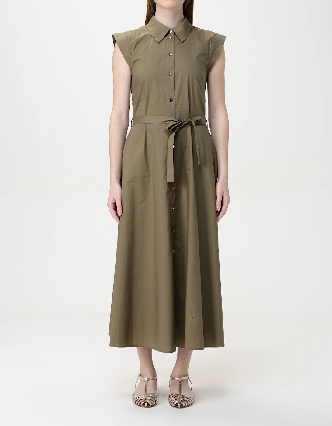 Shirt Dress Midi Relaxed Fit