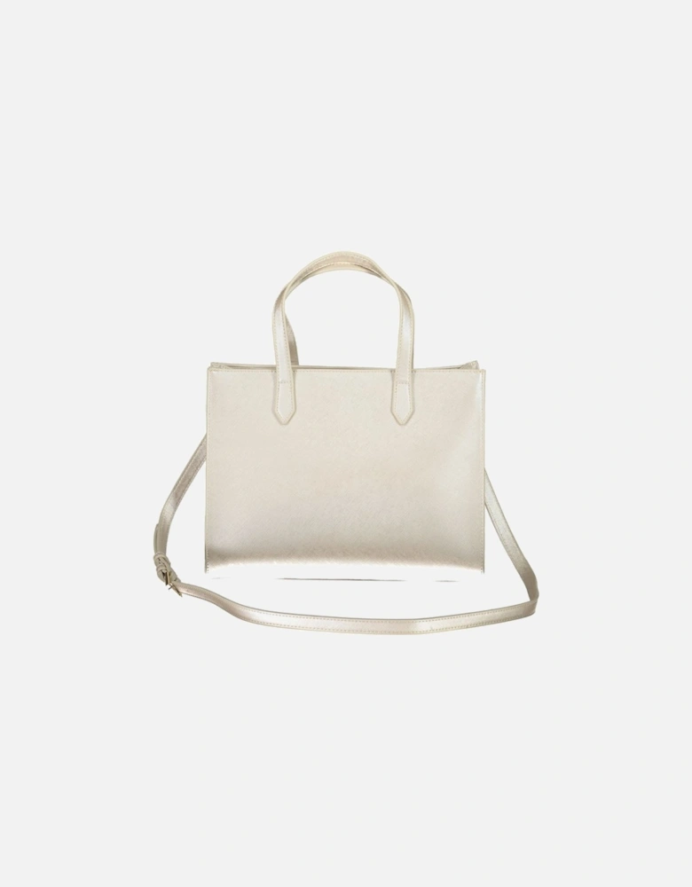 Polyethylene Handbag with Adjustable Strap and Zip Closure