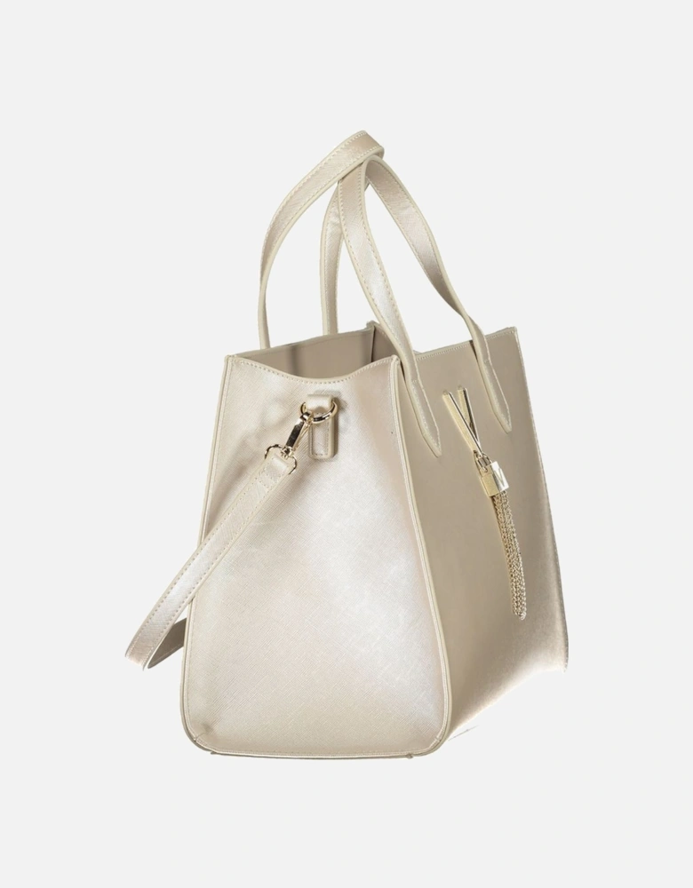 Polyethylene Handbag with Adjustable Strap and Zip Closure
