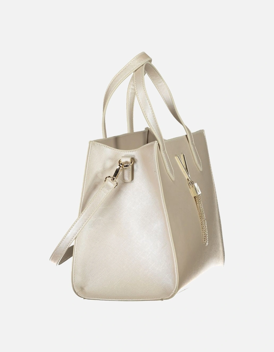 Polyethylene Handbag with Adjustable Strap and Zip Closure