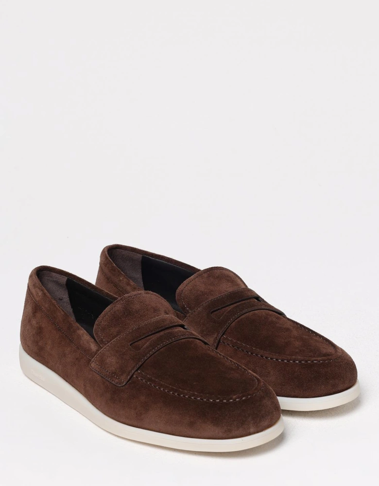 Suede Penny Loafers Casual Style